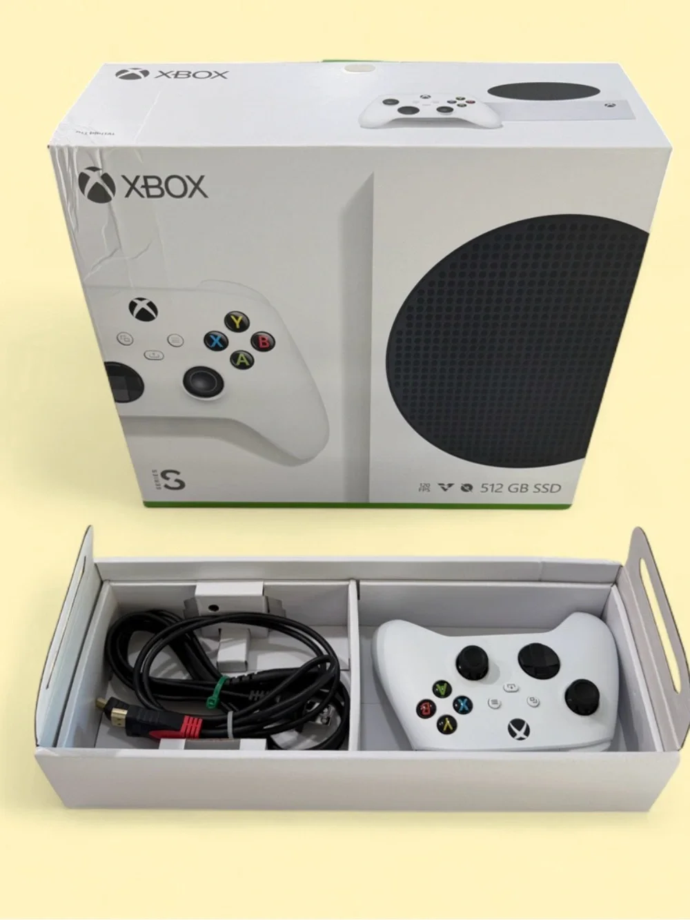 Xbox Series S 512GB White Console Open Box.